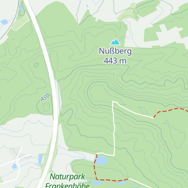 Map of Hohe Leite