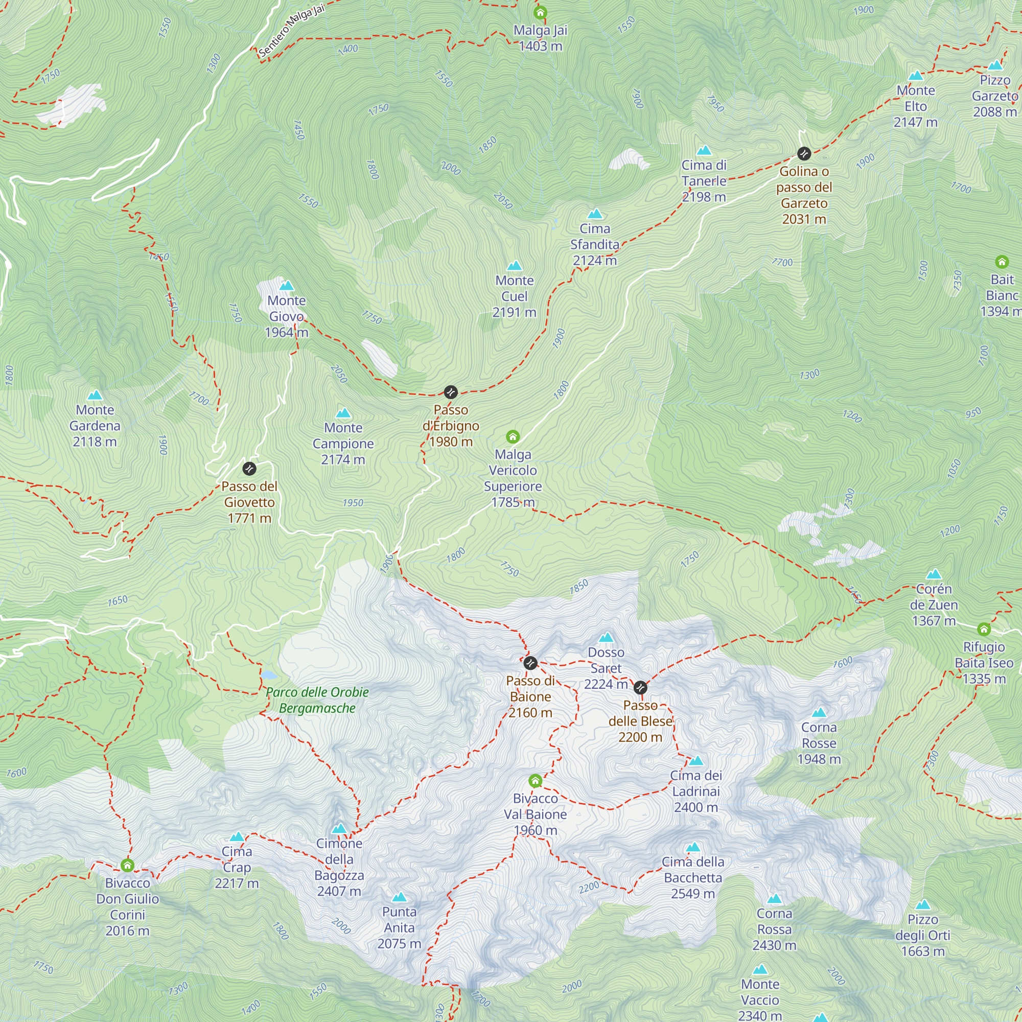 Malga Campione Inferiore map