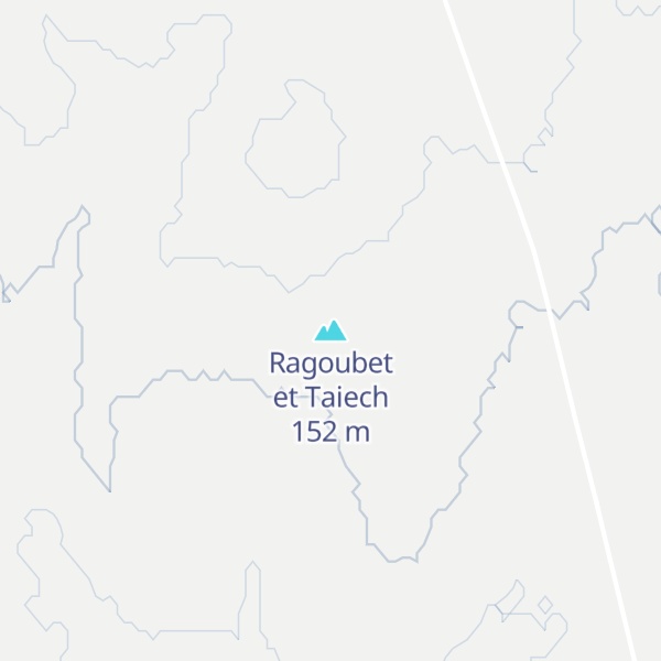 Map of Ragoubet et Taiech