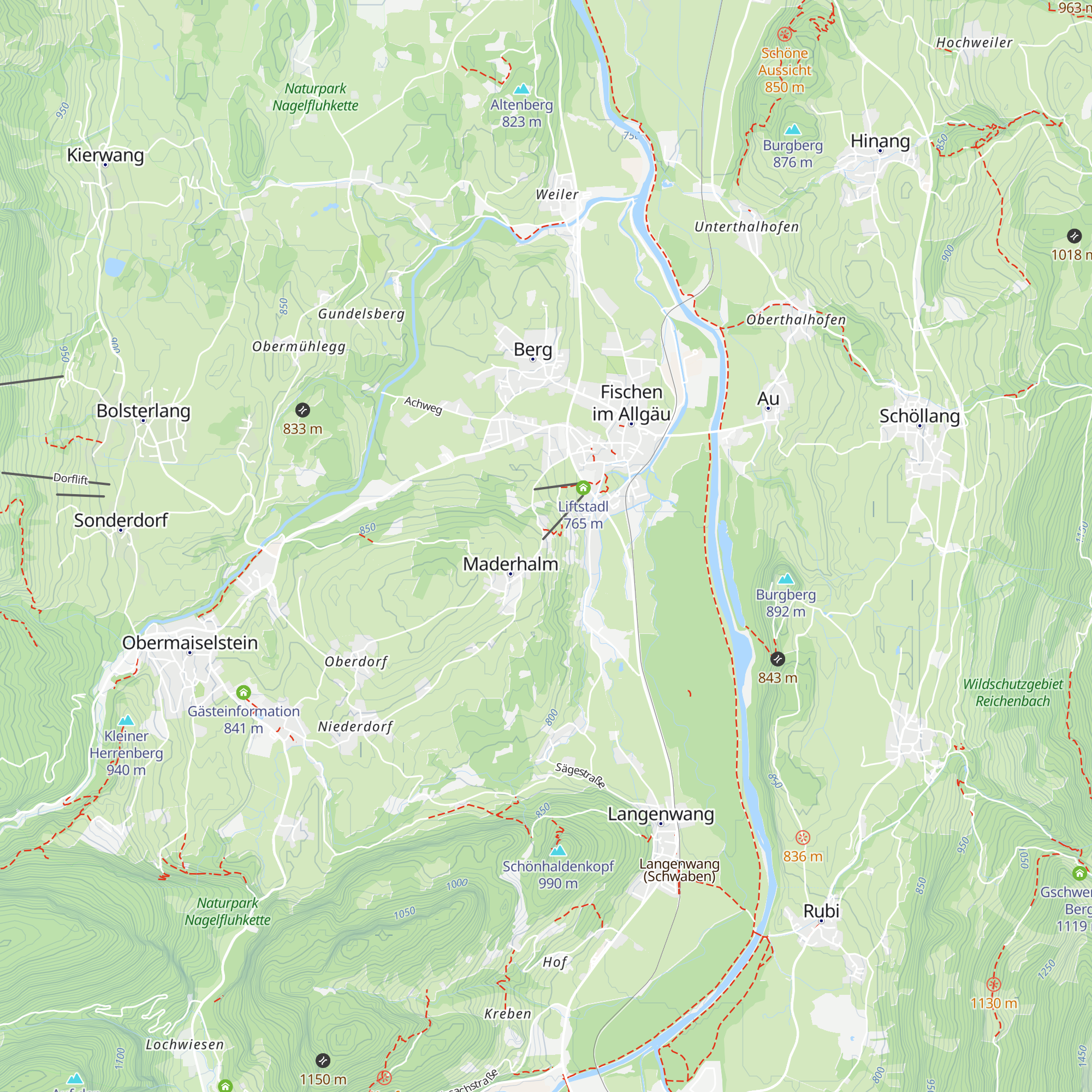 Maderhalm map