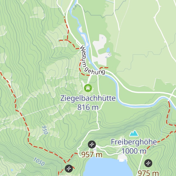 Map of Ziegelbachhütte