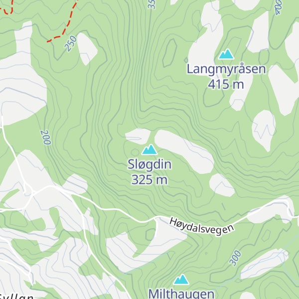 Map of Sløgdin