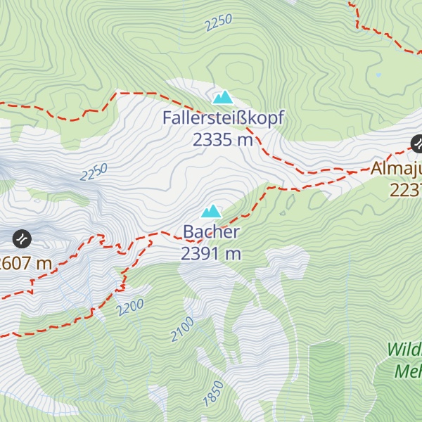Map of Bacher
