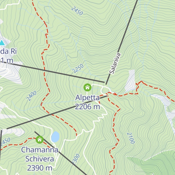 Map of Alpetta