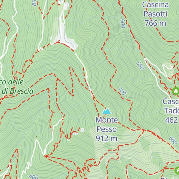 Map of Rifugio Rosa - Santo