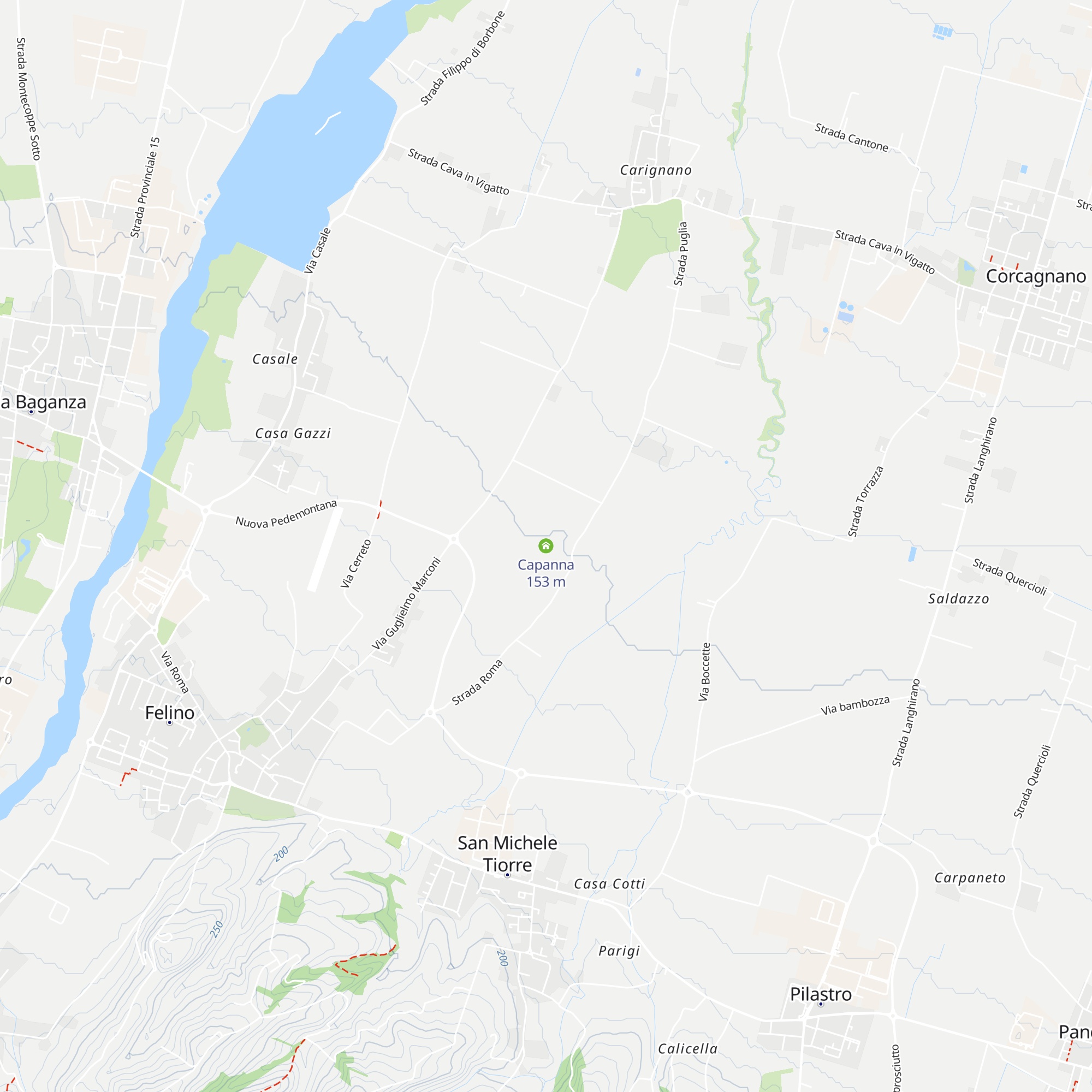 Capanna map