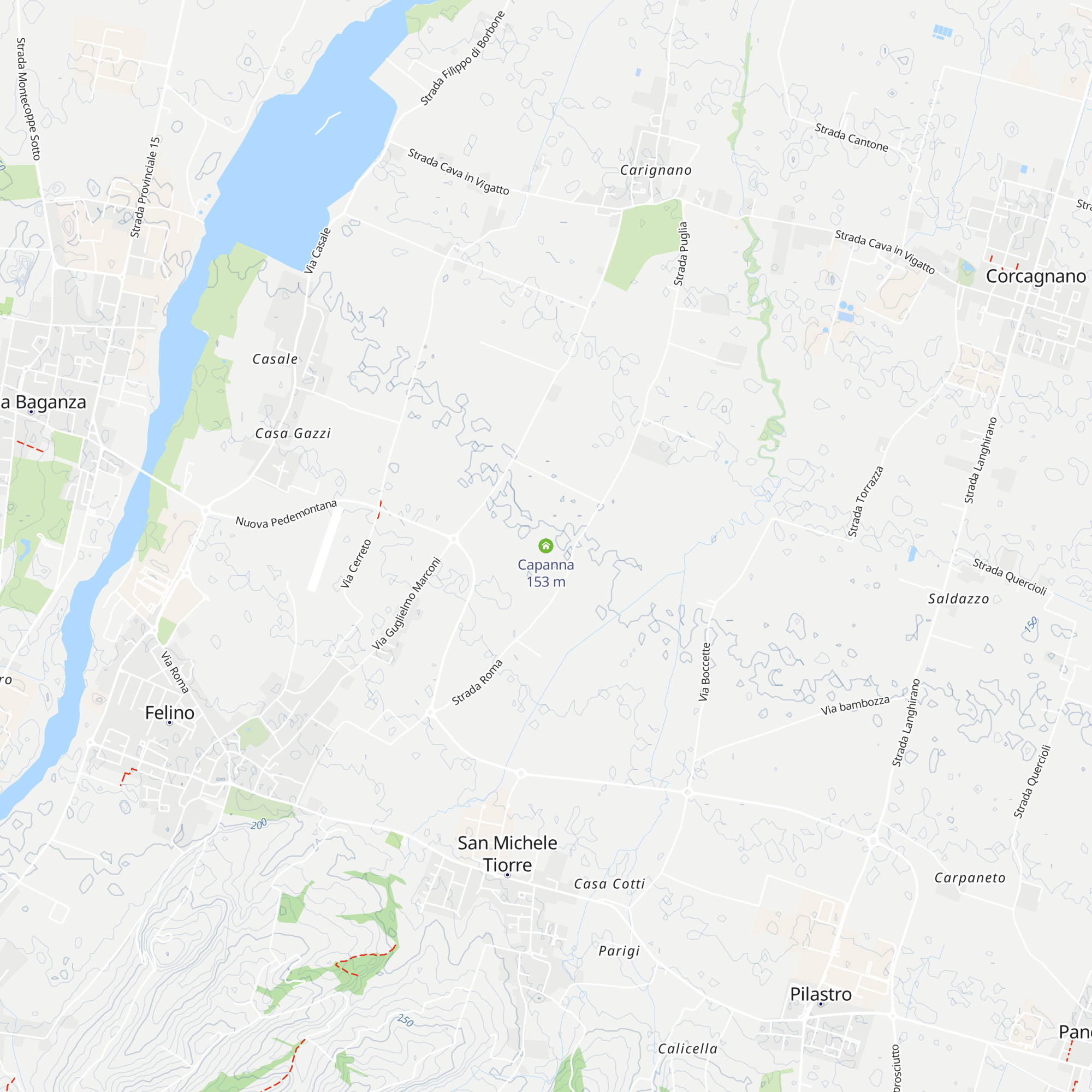 Capanna map