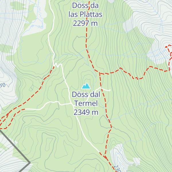 Map of Döss dal Termel