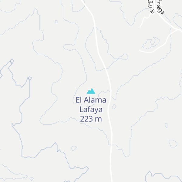 Map of El Alama Lafaya