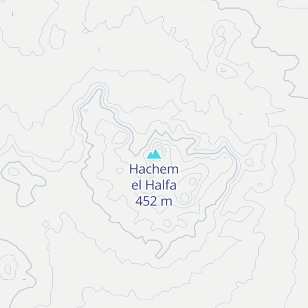 Map of Hachem el Halfa