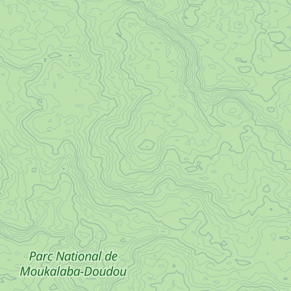 Map of Mont Mouyomfi