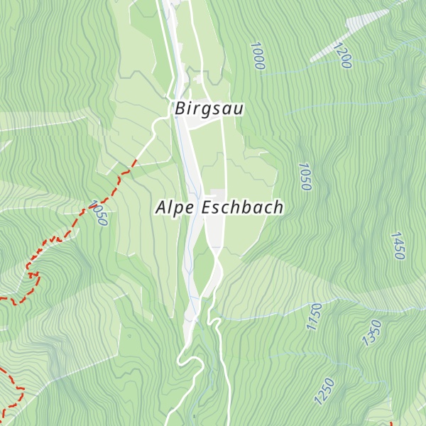 Map of Alpe Eschbach