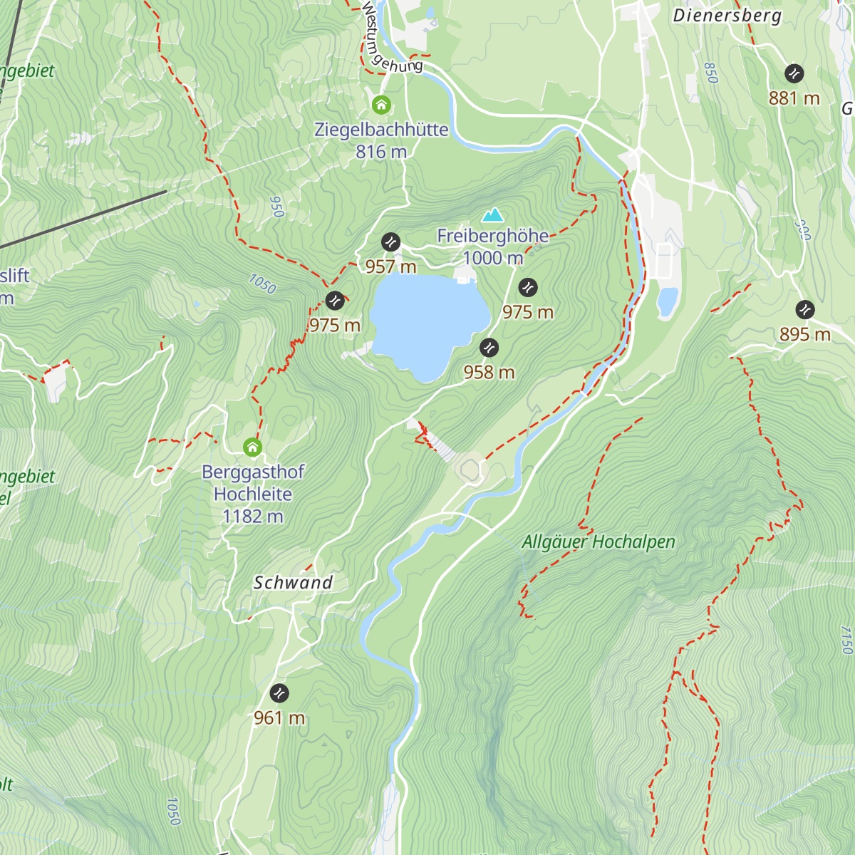 Trainer-Tribüne map