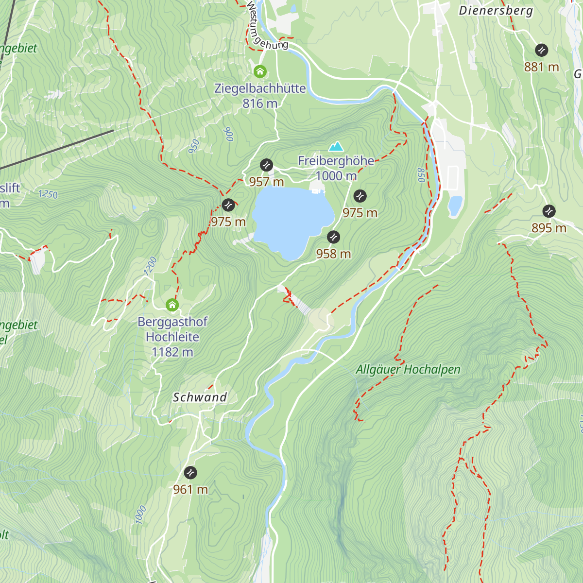 Trainer-Tribüne map