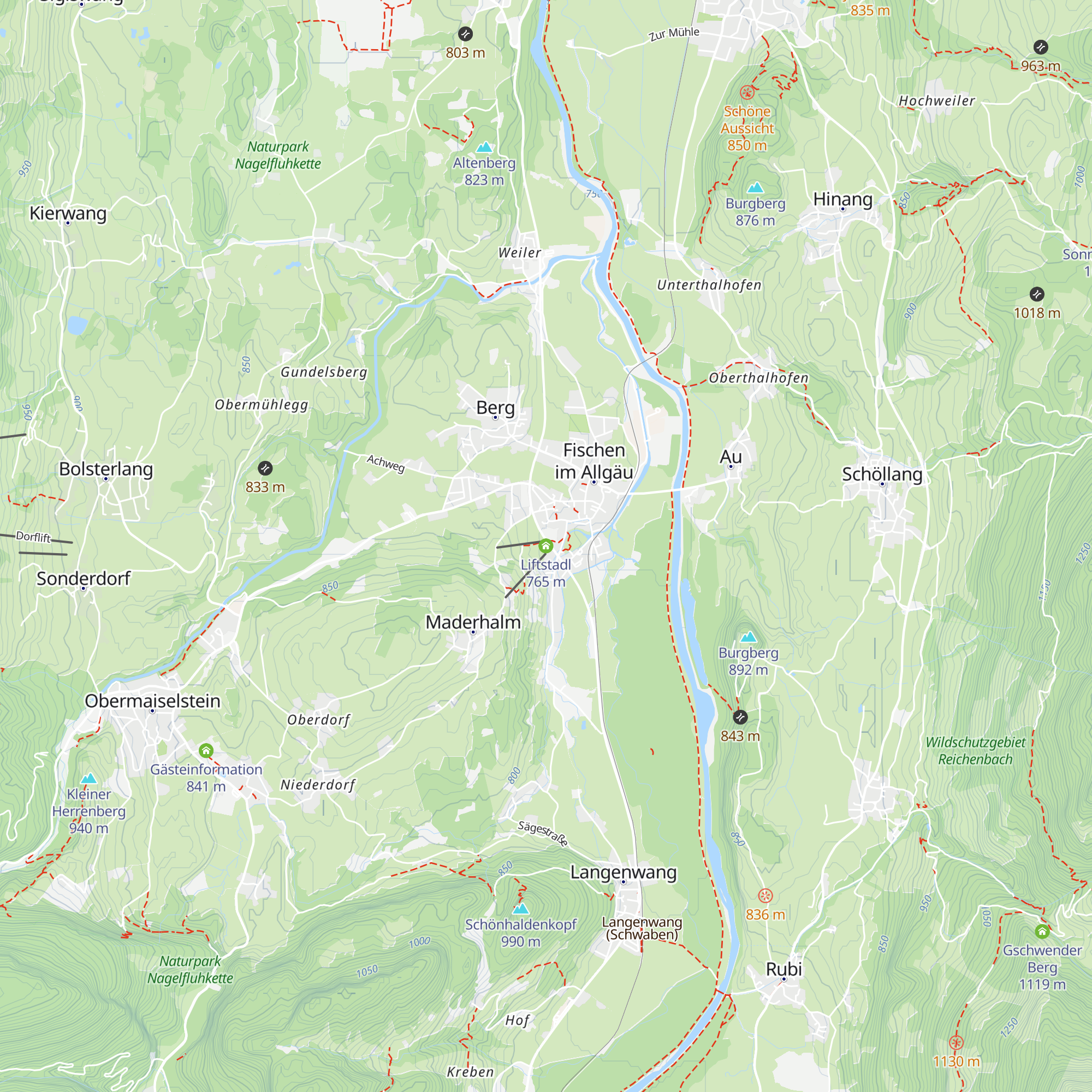 Liftstadl map