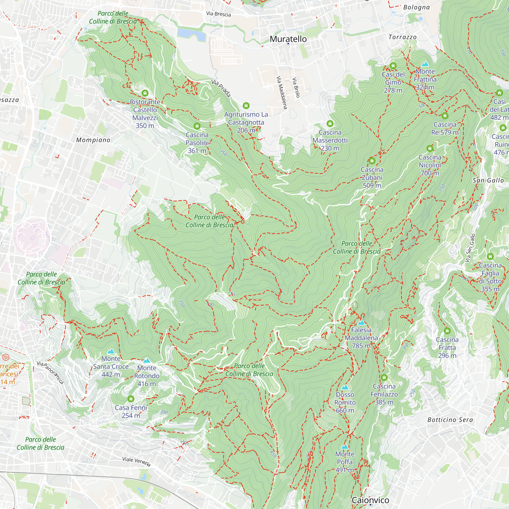 Rifugio Valle di Mompiano map
