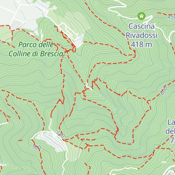 Map of Rifugio Valle di Mompiano