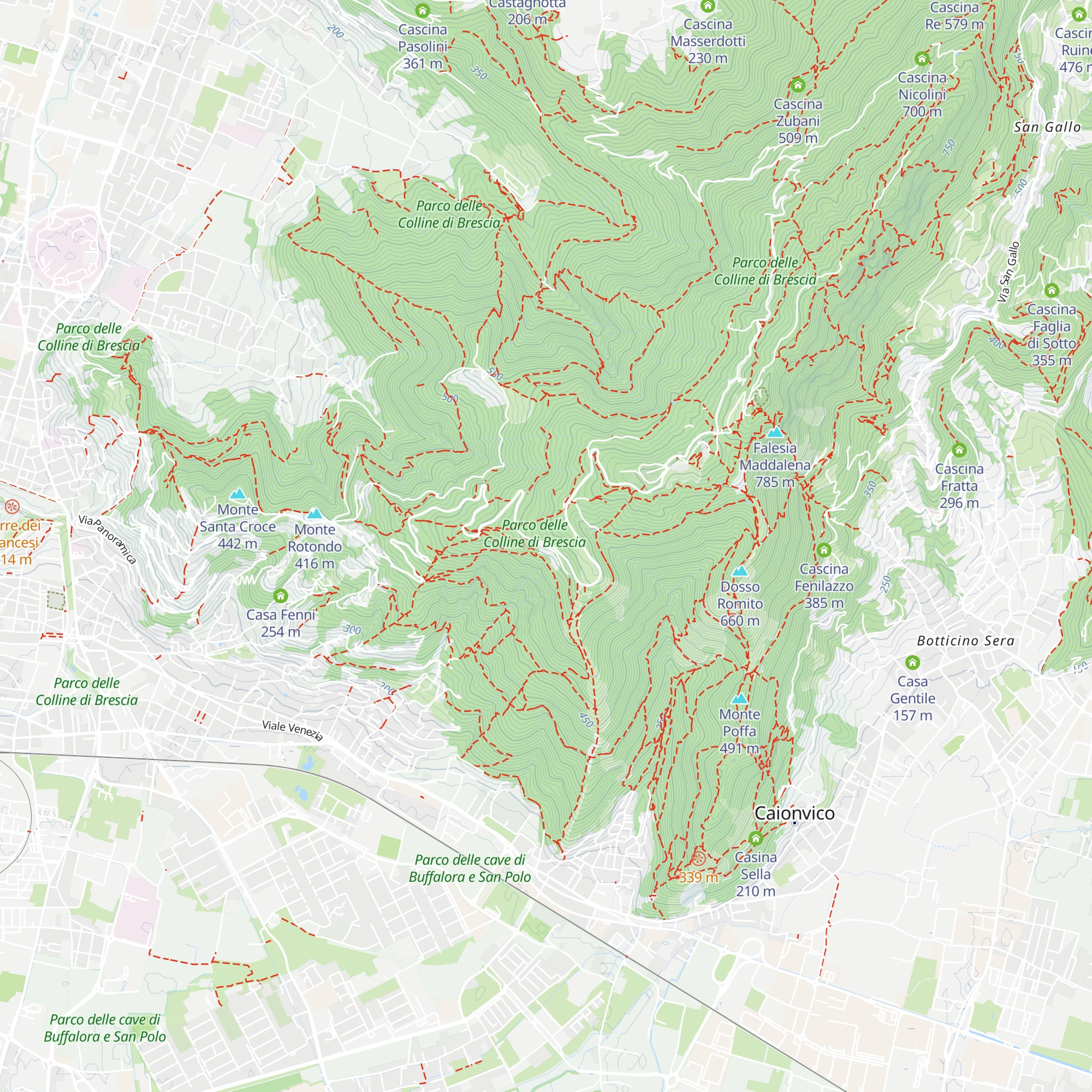 Cascina Buren map
