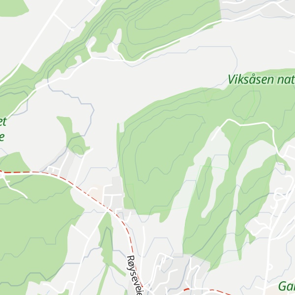 Map of Viksåsen