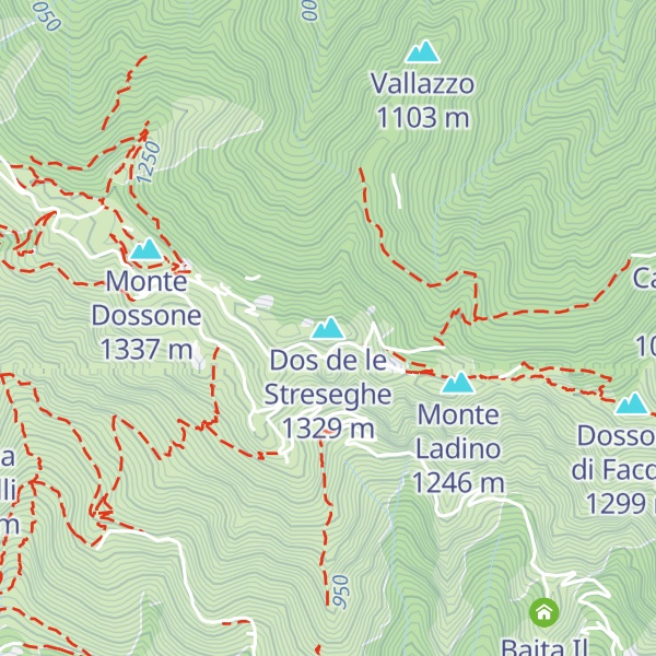 Map of Dos de le Streseghe