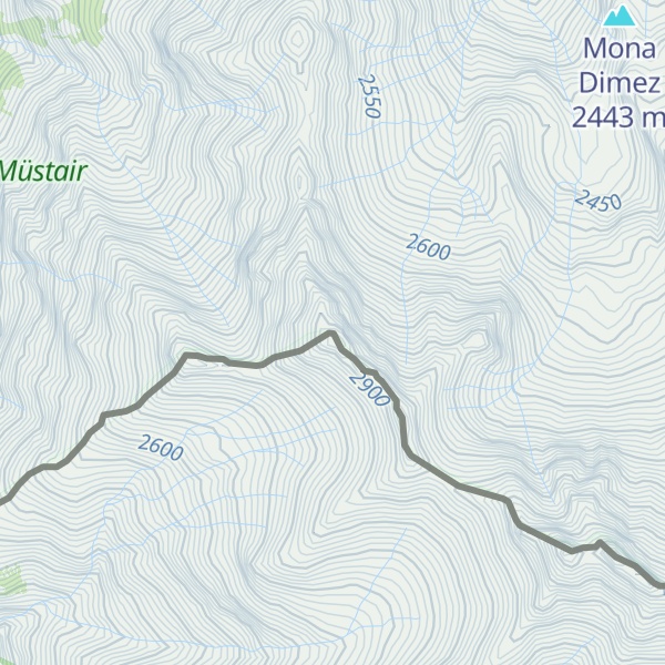 Map of Piz Mon'Ata