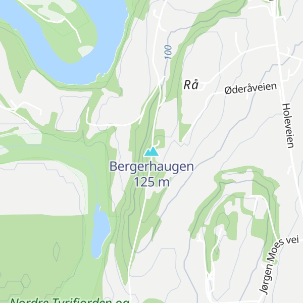 Map of Bergerhaugen