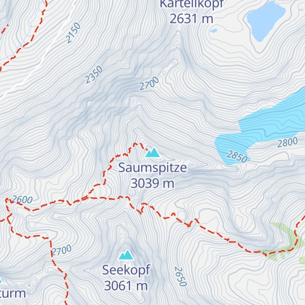 Map of Saumspitze