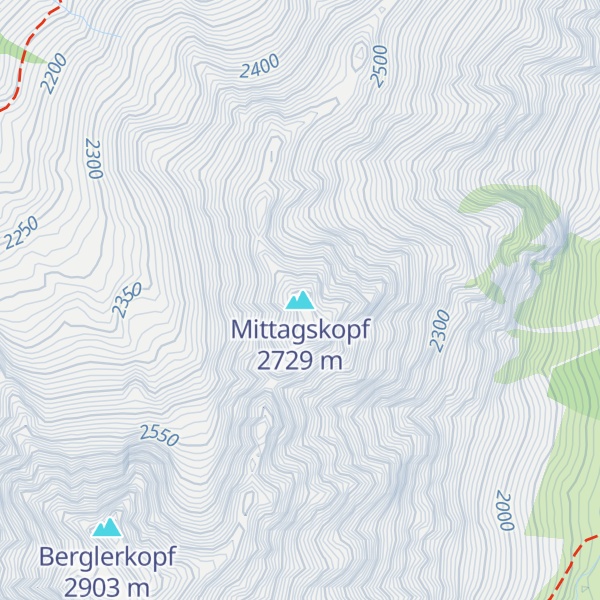 Map of Mittagskopf