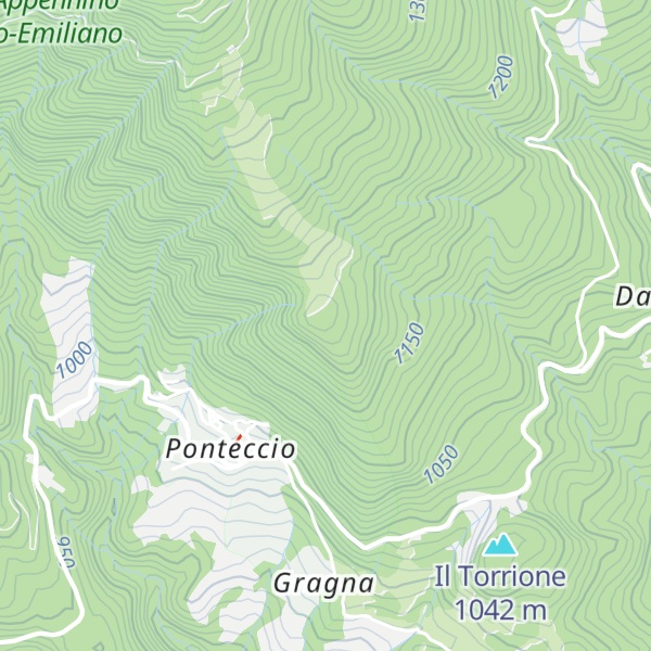 Map of Colle Corona