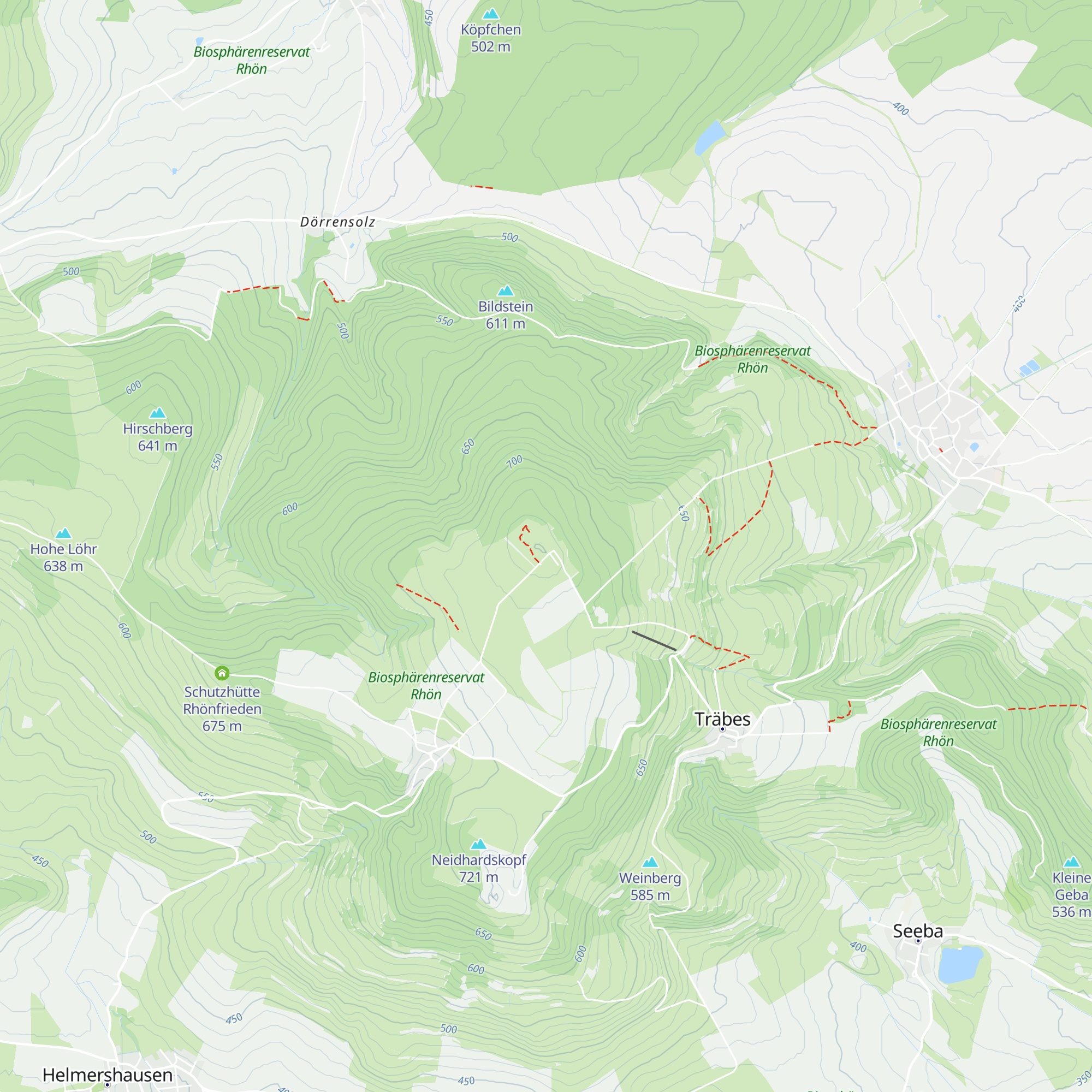 Meininger Hütte map