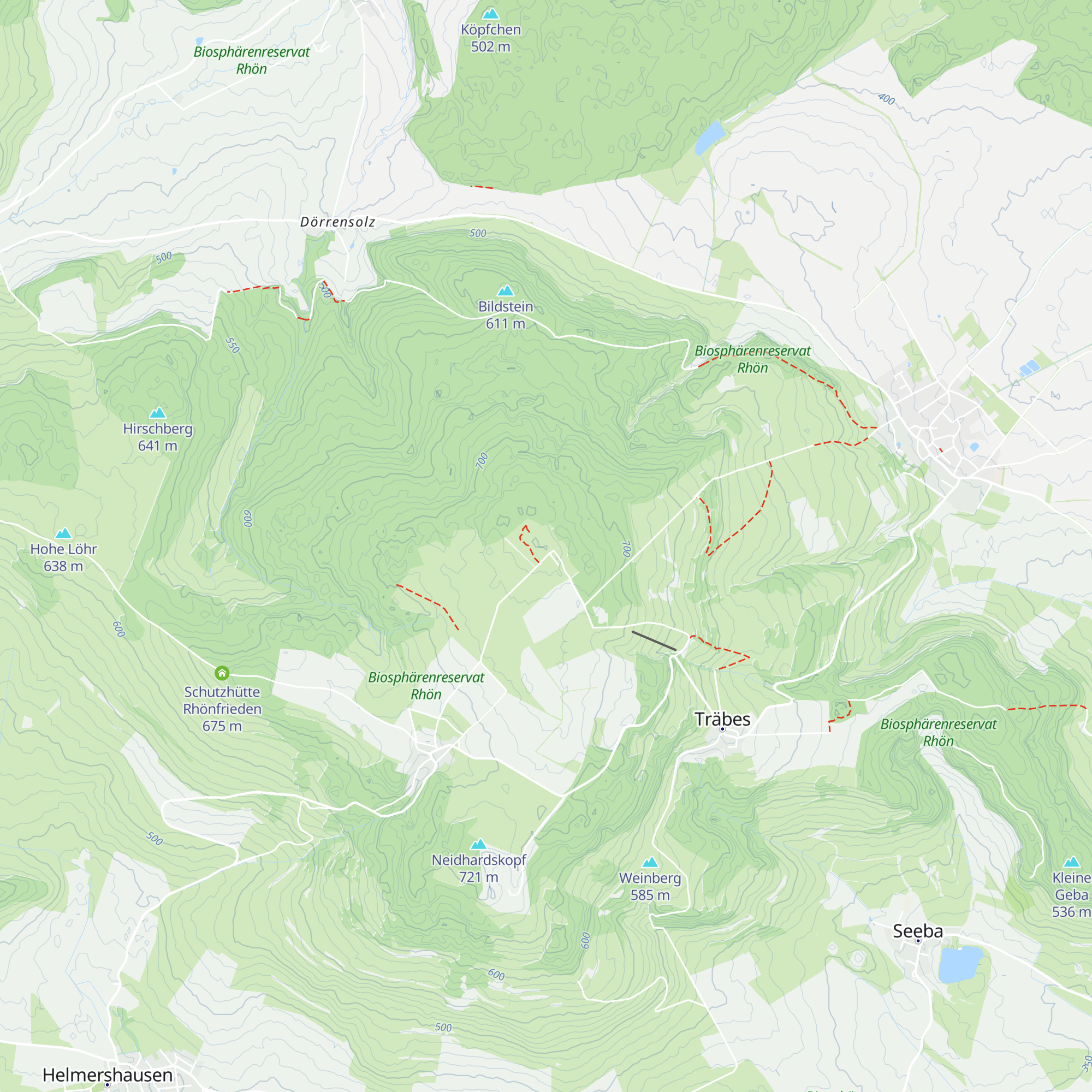 Meininger Hütte map