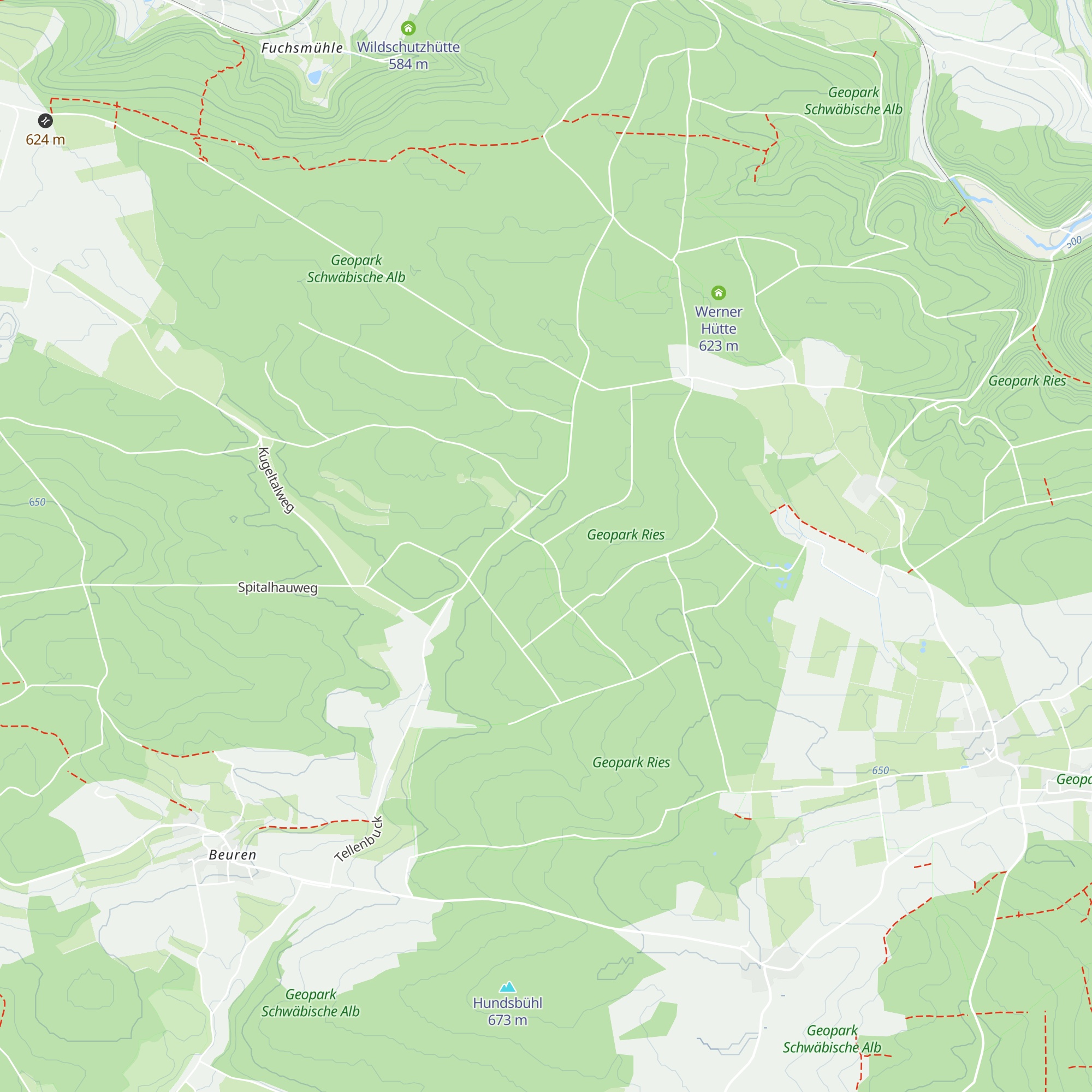 Adelmannsgehren Hütte map