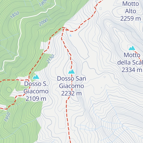 Map of Dosso San Giacomo