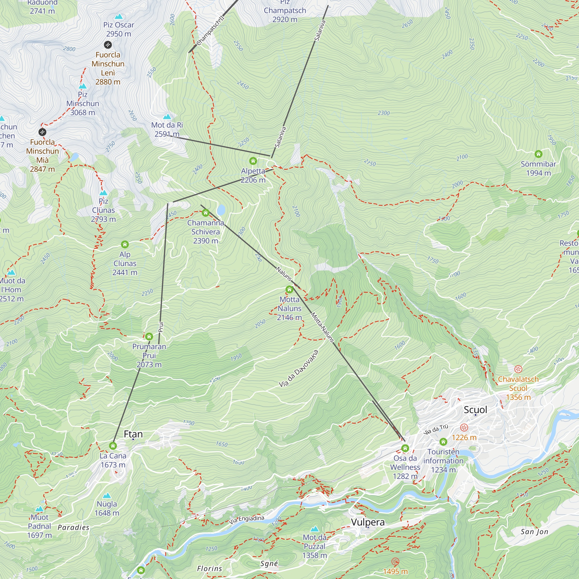 Motta Naluns map
