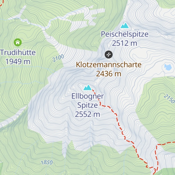 Map of Ellbogner Spitze