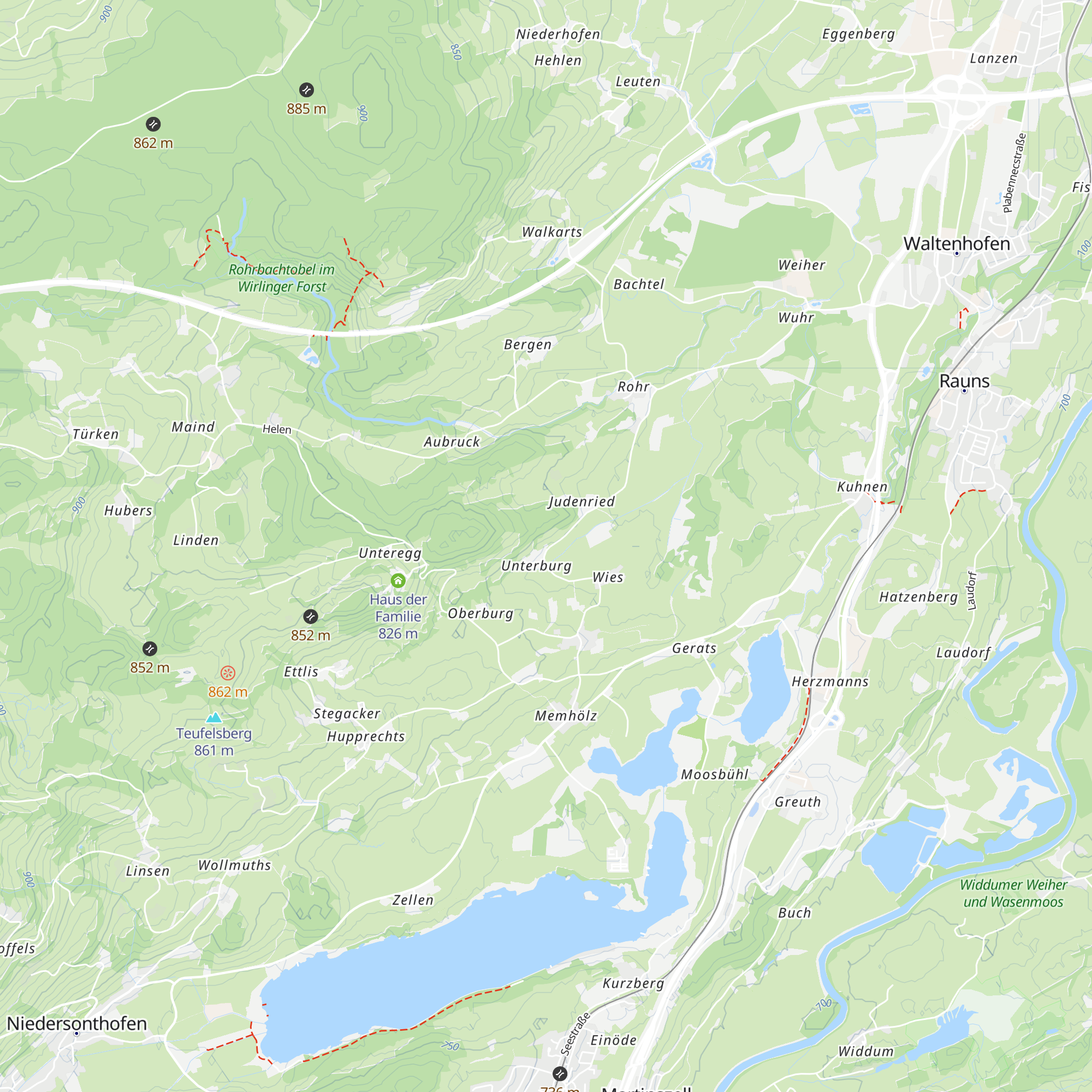 Ferienhof Hieble map