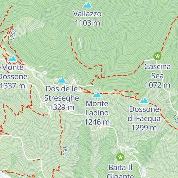 Map of La Tana del Bocia