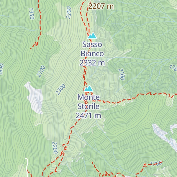 Map of Monte Storile