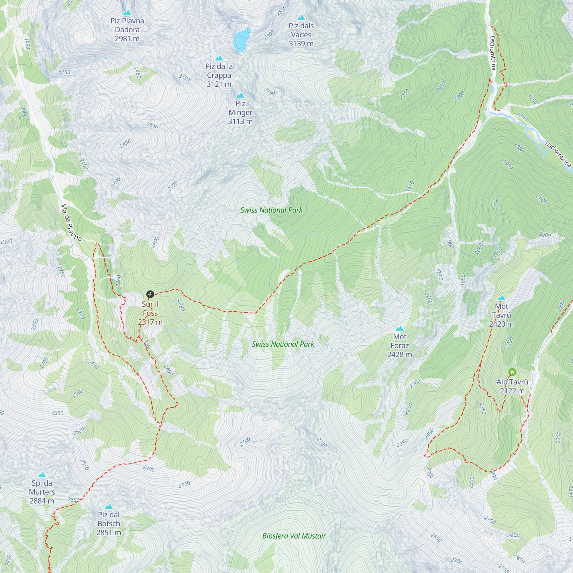 Alp Mingèr map