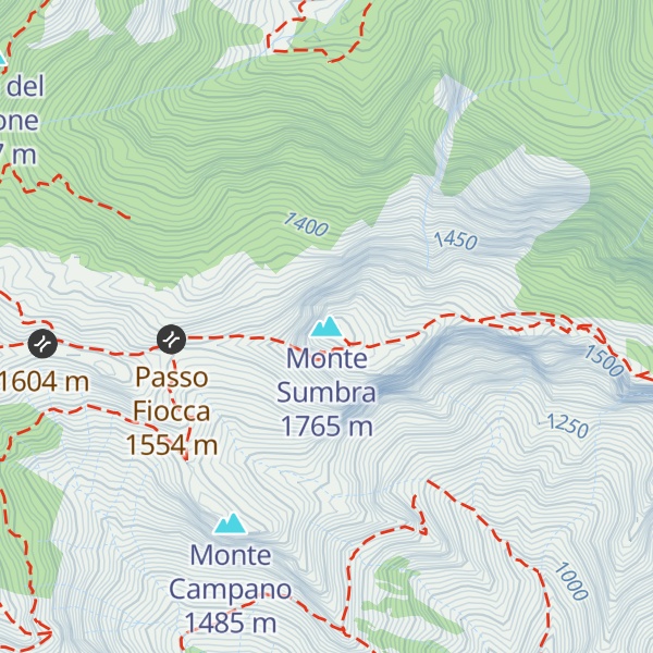 Map of Monte Sumbra