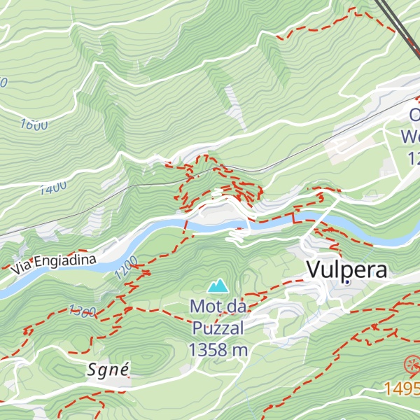 Map of Grandhotel Scuol Palace