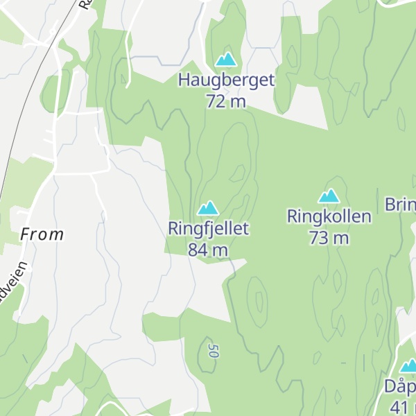 Map of Ringfjellet