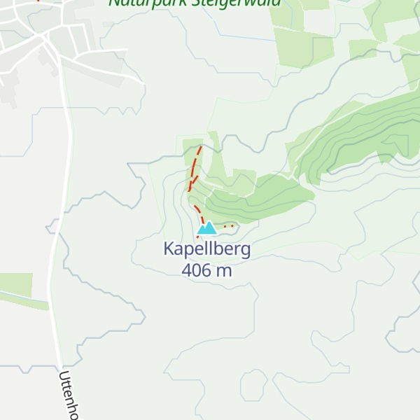 Map of Wanderhütte Kapellberg