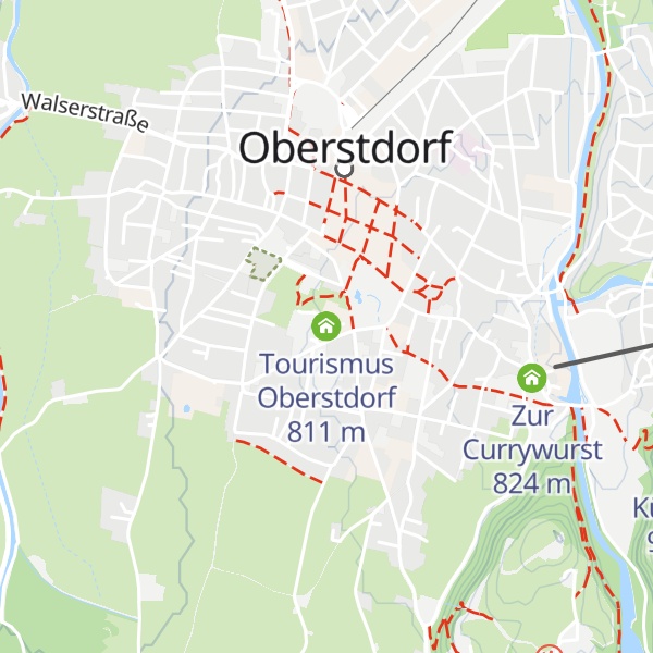 Map of Tourismus Oberstdorf