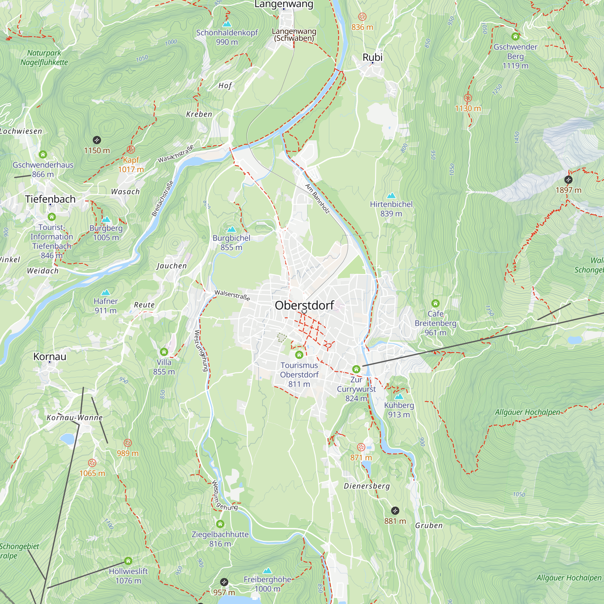 Tourist-Information map