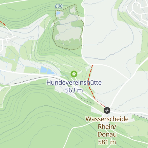 Map of Hundevereinshütte