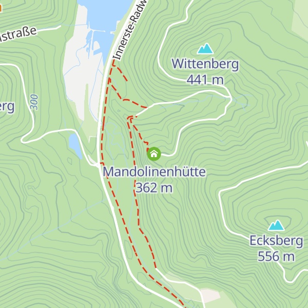 Map of Mandolinenhütte