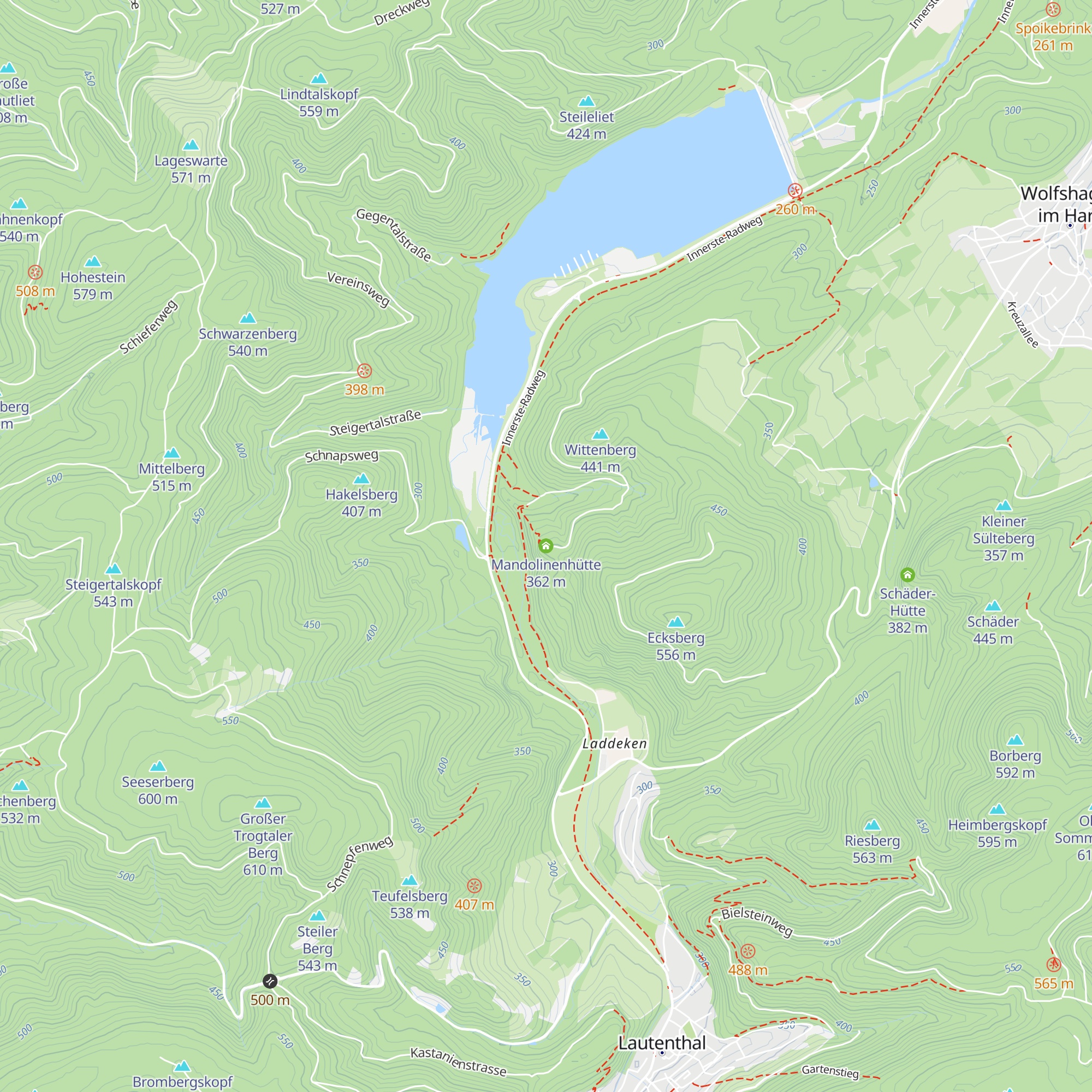 Mandolinenhütte map