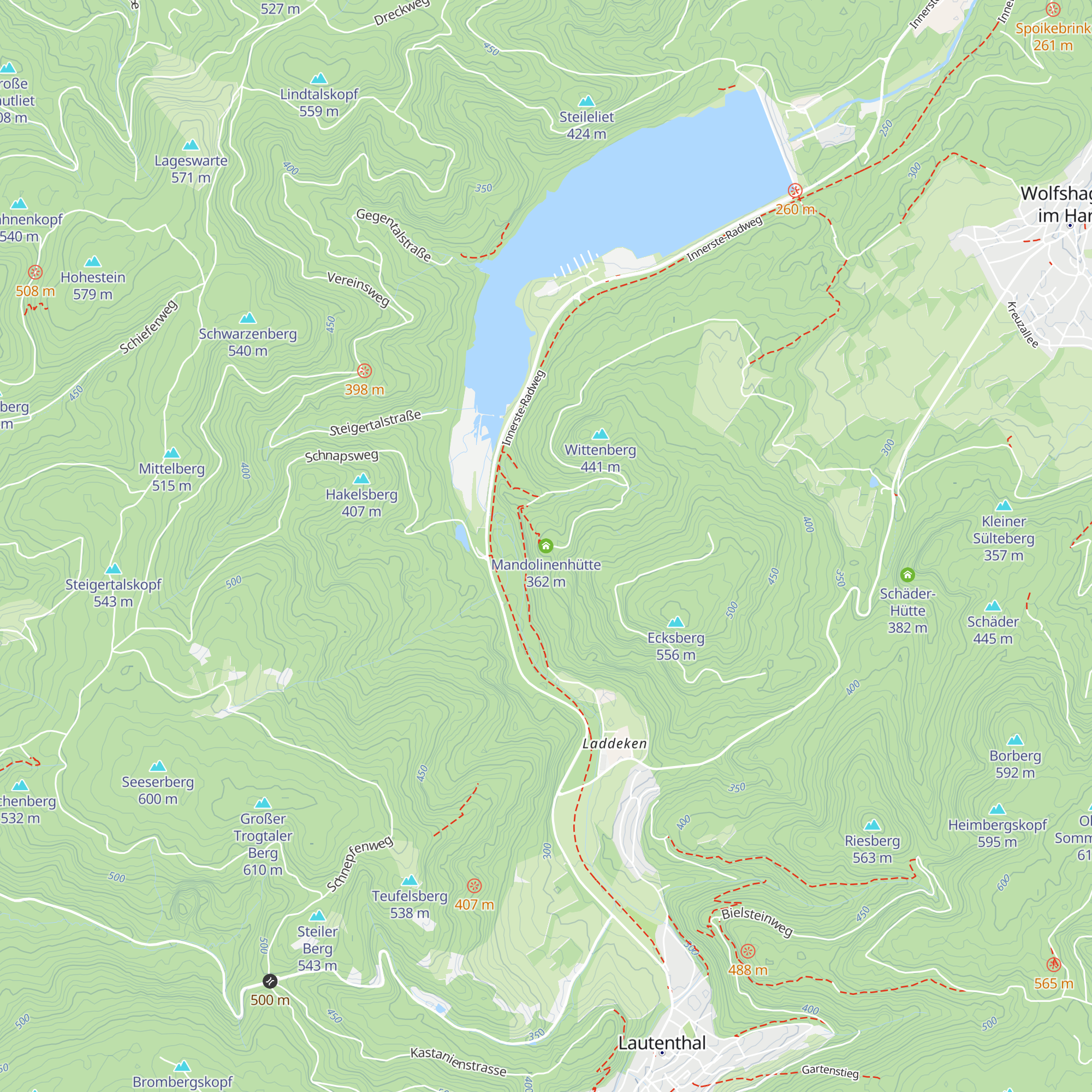 Mandolinenhütte map