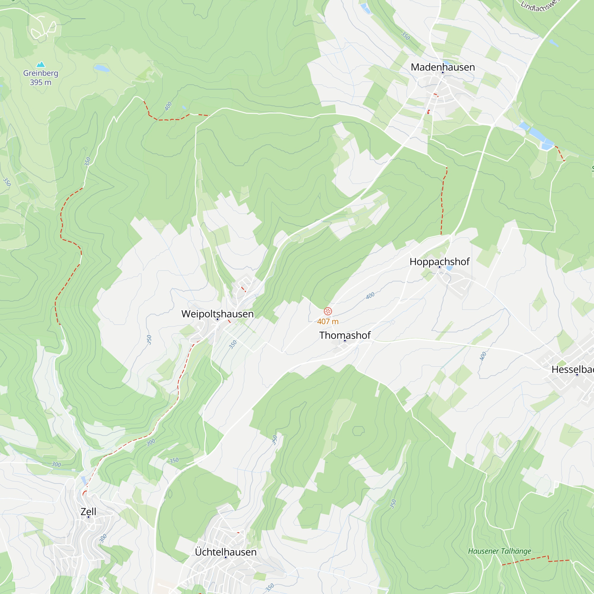 DAV-Hütte An der Haselstaude map